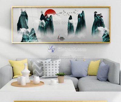 File PSD File tranh hiện đại pha lê gương KF103827 (gốc) nhiều lớp (multi-layer)