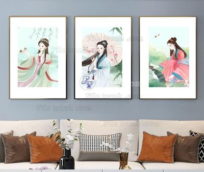 Tải file gốc File tranh hiện đại pha lê gương KF103876 (bản PSD) còn layer