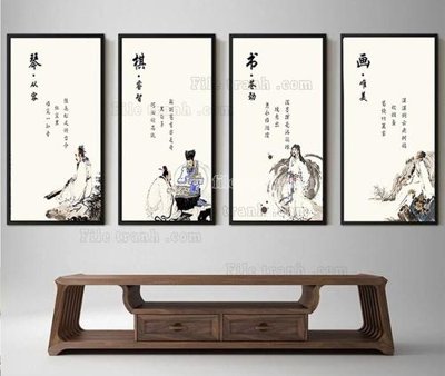 File in trần File tranh hiện đại pha lê gương KF104025 (bản gốc) mây trời