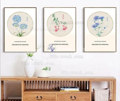 Download file gốc File tranh hiện đại pha lê gương KF104038 (in mica) trang trí