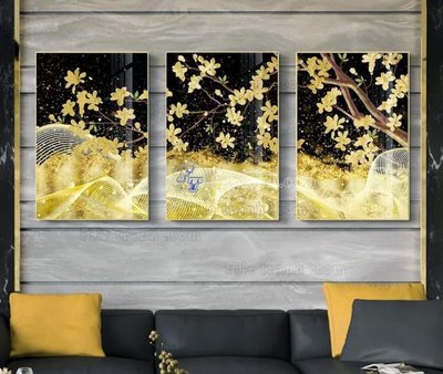 File gốc File tranh hiện đại pha lê gương KF104061 (thiết kế) cho in ấn