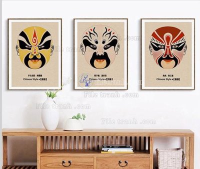 File in lụa File tranh hiện đại pha lê gương KF104069 (chất lượng cao) File tranh hiện đại pha lê gương KF104069