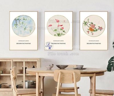 File gốc File tranh hiện đại pha lê gương KF104071 (in lụa) cao cấp