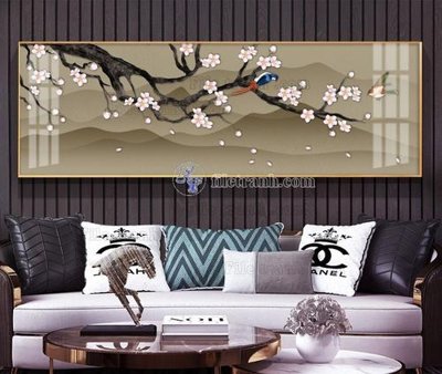 File in mica File tranh hiện đại pha lê gương KF104100 (bản gốc) siêu trong