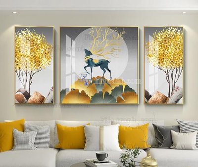 File in ấn cao cấp File tranh hiện đại pha lê gương KF104114 (file gốc)