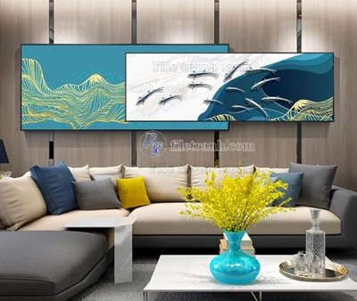 File gốc File tranh hiện đại pha lê gương KF104186 (thiết kế) độc quyền