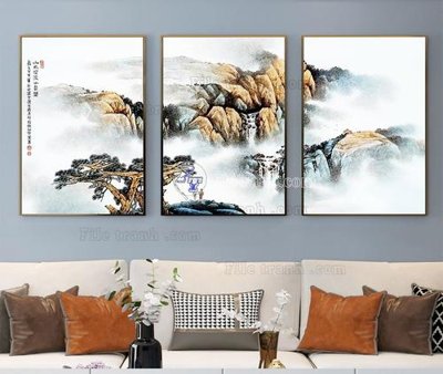 Tải file gốc in lụa File tranh hiện đại pha lê gương KF104230 siêu nét