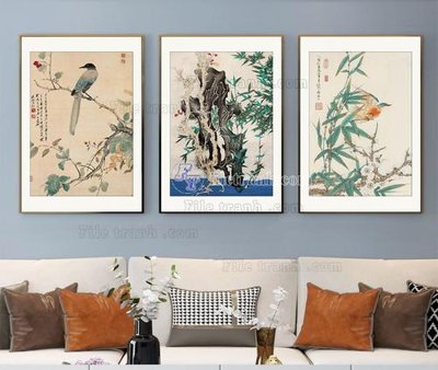 File PSD File tranh hiện đại pha lê gương KF104255 (gốc) tách lớp chi tiết