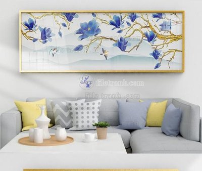 File gốc File tranh hiện đại pha lê gương KF104278 (in mica) làm quà tặng