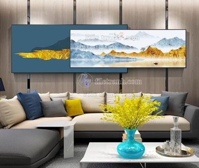 Tải file gốc File tranh hiện đại pha lê gương KF104307 dùng cho in ấn