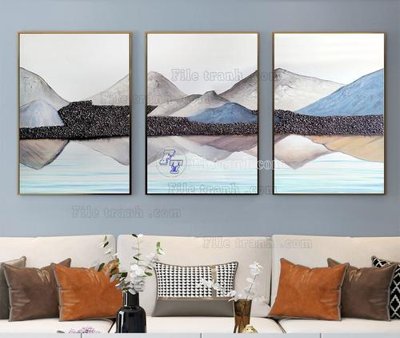 File ảnh File tranh hiện đại pha lê gương KF104322 (gốc) in biển hiệu