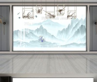 Tải file File tranh hiện đại pha lê gương KF104332 (gốc) in ấn ngay lập tức