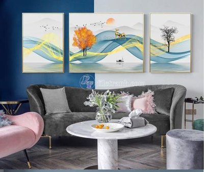 Tải file File tranh hiện đại pha lê gương KF104340 (gốc) in tranh tráng gương