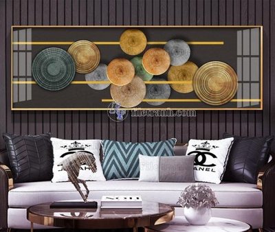 File gốc File tranh hiện đại pha lê gương KF104345 (trang trí) cho phòng khách