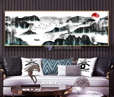 File tranh trang trí File tranh hiện đại pha lê gương KF104360 (tải file gốc)