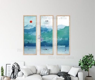 File tranh in mica File tranh hiện đại pha lê gương KF104368 (độ phân giải cao)