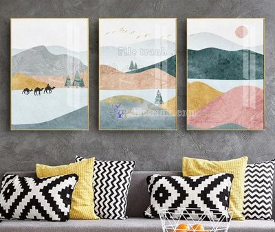 Tải file File tranh hiện đại pha lê gương KF104374 (gốc) làm file tranh quảng cáo