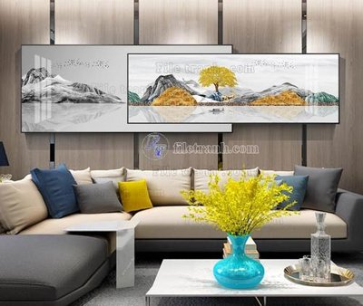 File tranh gốc File tranh hiện đại pha lê gương KF104391 (bản quyền) Filetranh.com