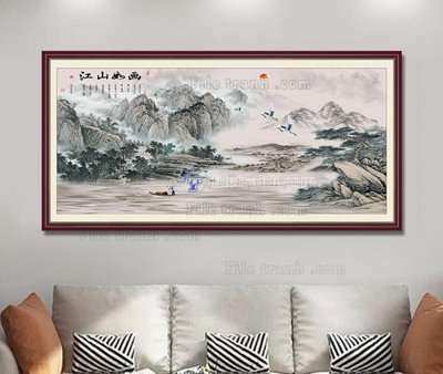 File PSD File tranh hiện đại pha lê gương KF104398 (bản gốc) đã tách nền