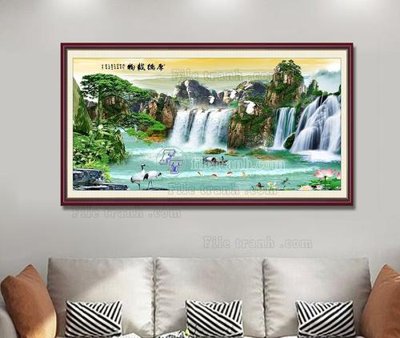 Tải file gốc File tranh hiện đại pha lê gương KF104416 (bản PSD) gốc