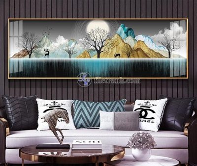 File PSD File tranh hiện đại pha lê gương KF104467 (bản gốc) chất lượng nhất