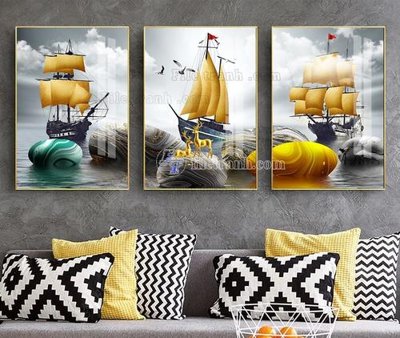 File gốc File tranh hiện đại pha lê gương KF104470 (phong cách) cổ điển