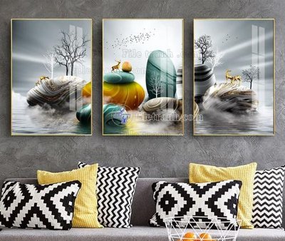 Mua file gốc File tranh hiện đại pha lê gương KF104474 (PSD) tại Filetranh.com