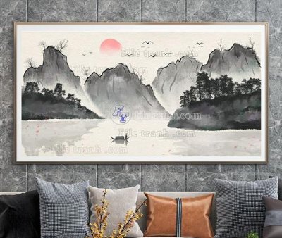 File in ấn File tranh hiện đại pha lê gương KF104522 chuyên nghiệp