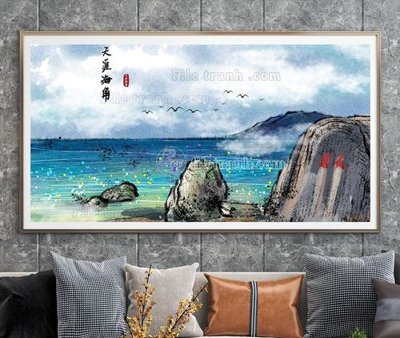 File PSD in ấn File tranh hiện đại pha lê gương KF104564 (chất lượng cao)