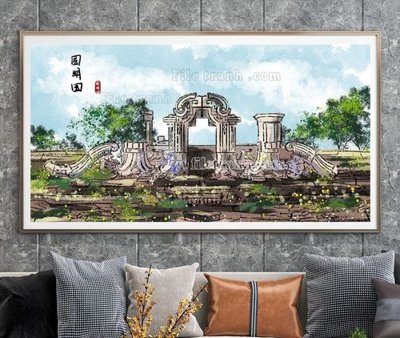 Hình ảnh file gốc File tranh hiện đại pha lê gương KF104566 cho in UV