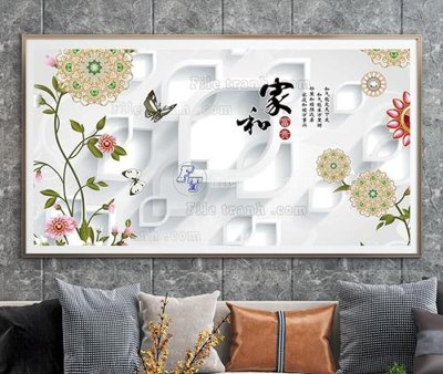 Download file gốc File tranh hiện đại pha lê gương KF104578 (in lụa) cao cấp