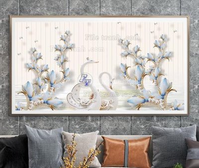 File ảnh File tranh hiện đại pha lê gương KF104580 (gốc) in backdrop sự kiện