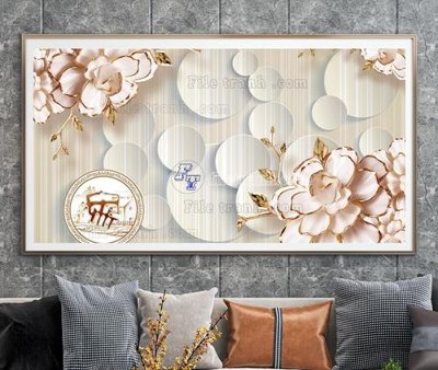 File gốc in ấn File tranh hiện đại pha lê gương KF104585 độ phân giải cao