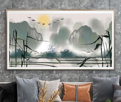 File gốc File tranh hiện đại pha lê gương KF104586 (PNG) trong suốt (transparent)