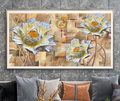 File tranh File tranh hiện đại pha lê gương KF104588 (gốc) chủ đề tĩnh vật