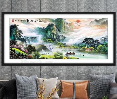 Tải file File tranh hiện đại pha lê gương KF104614 (gốc) in ấn chất lượng