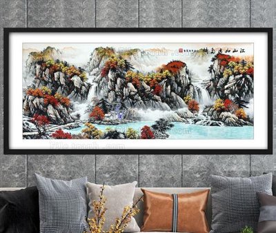 File tranh File tranh hiện đại pha lê gương KF104615 (bản gốc) trang trí văn phòng