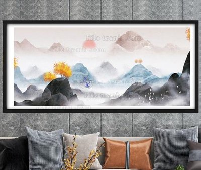 File tranh File tranh hiện đại pha lê gương KF104638 (bản gốc) treo phòng ăn