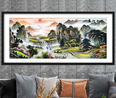 Tải file gốc in lụa File tranh hiện đại pha lê gương KF104652 siêu nét