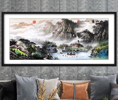 File ảnh File tranh hiện đại pha lê gương KF104659 (gốc) in decal dán tường