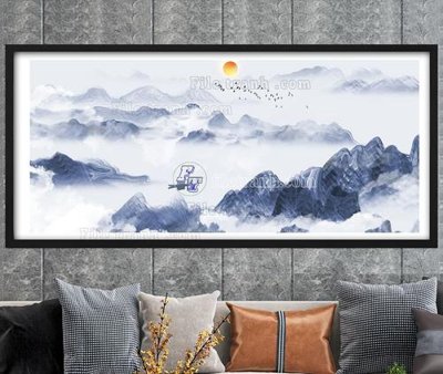 File tranh gốc File tranh hiện đại pha lê gương KF104703 (sắc nét từng chi tiết)