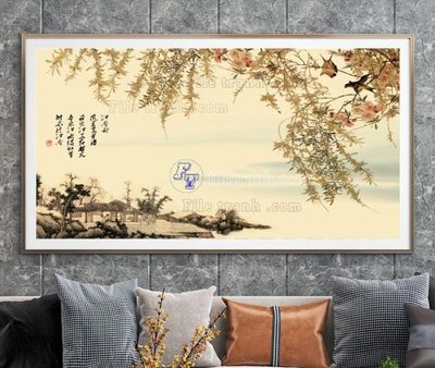 Download file gốc File tranh hiện đại pha lê gương KF104715 (in mica) logo