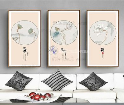 File in trần File tranh hiện đại pha lê gương KF104724 (bản gốc) đại dương