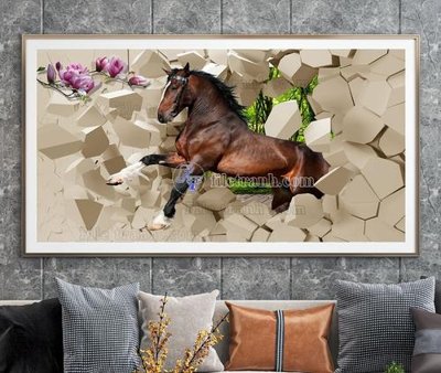 File gốc File tranh hiện đại pha lê gương KF104733 (ảnh chi tiết) để in lụa