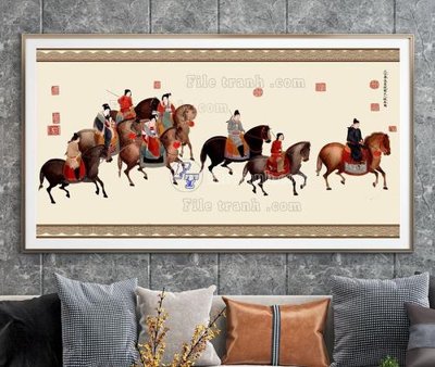 Tải file gốc in lụa File tranh hiện đại pha lê gương KF104752 siêu nét