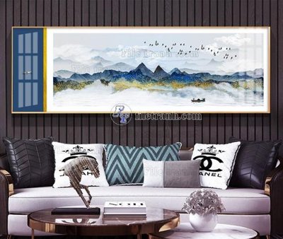 File gốc File tranh hiện đại pha lê gương KF104771 (PNG) không nền chất lượng