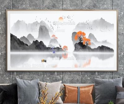 File gốc File tranh hiện đại pha lê gương KF104855 (cho in ấn) từ Filetranh.com