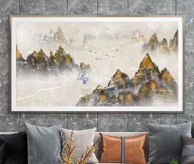 File gốc File tranh hiện đại pha lê gương KF104857 (ảnh chi tiết) để in trần