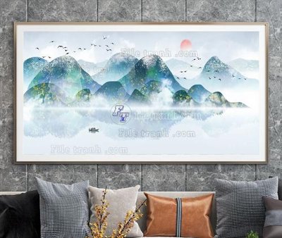 File gốc File tranh hiện đại pha lê gương KF104859 (cho in 3D) độc đáo