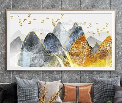 Hình ảnh gốc File tranh hiện đại pha lê gương KF104882 (để in khổ lớn)